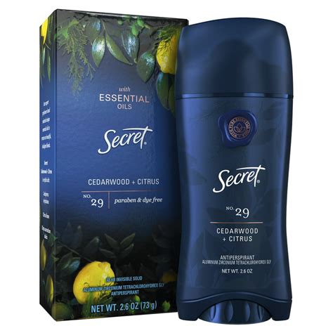 secret deodorant for men.